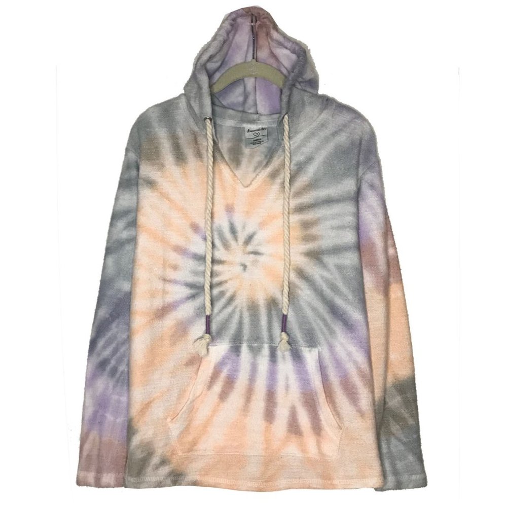 Hoodie Sweatshirt with Pockets Tiedye - NWT Size S
